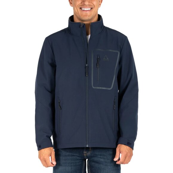 Gerry Men's Softshell Jacket, Navy - Picture 7 of 8